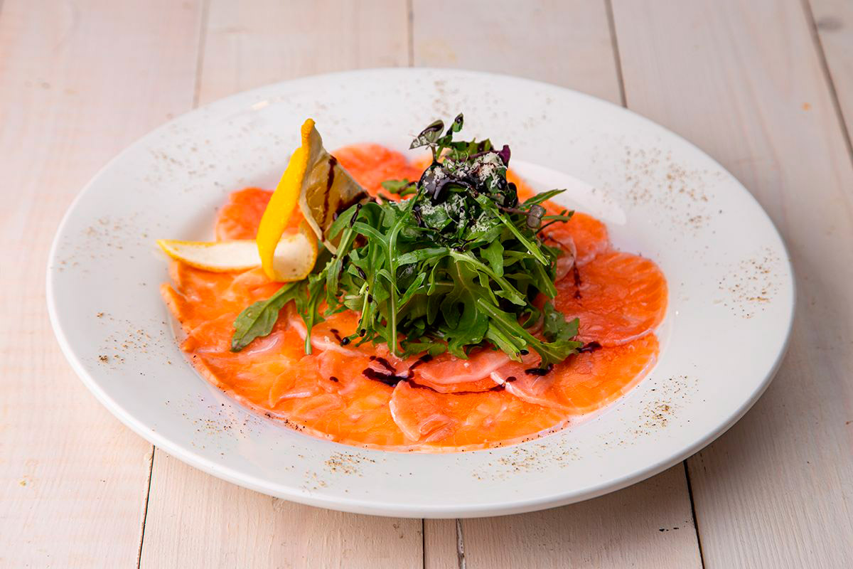 Карпаччо из лосося