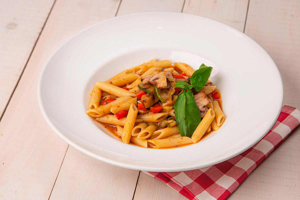 Пенне с овощами