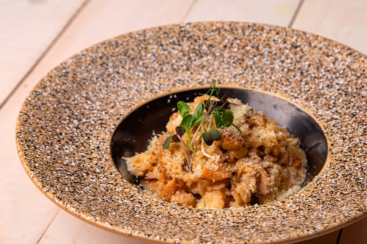 Ризотто с лесными грибами